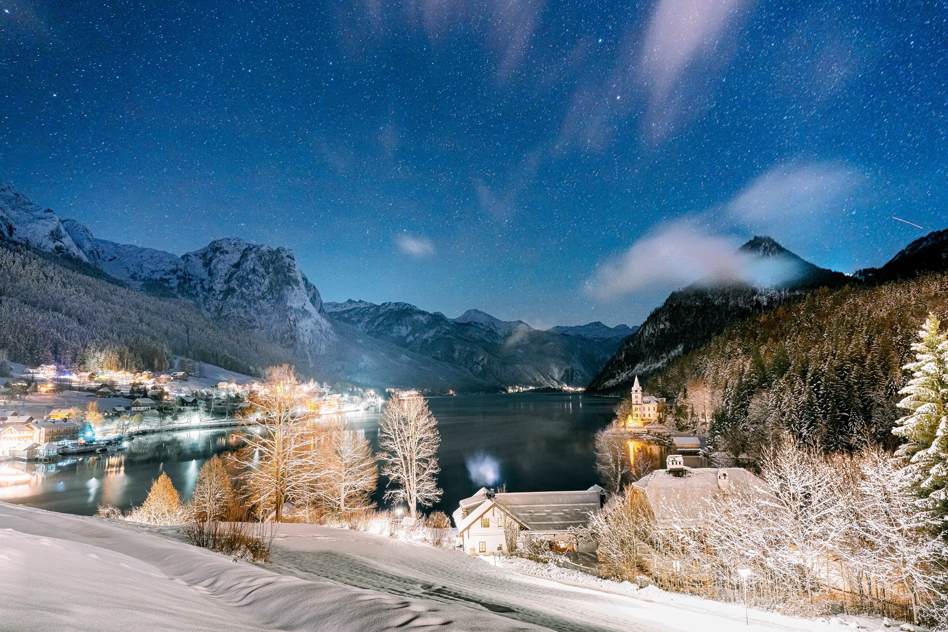 Silvester zauberhaft. Am Grundlsee.
